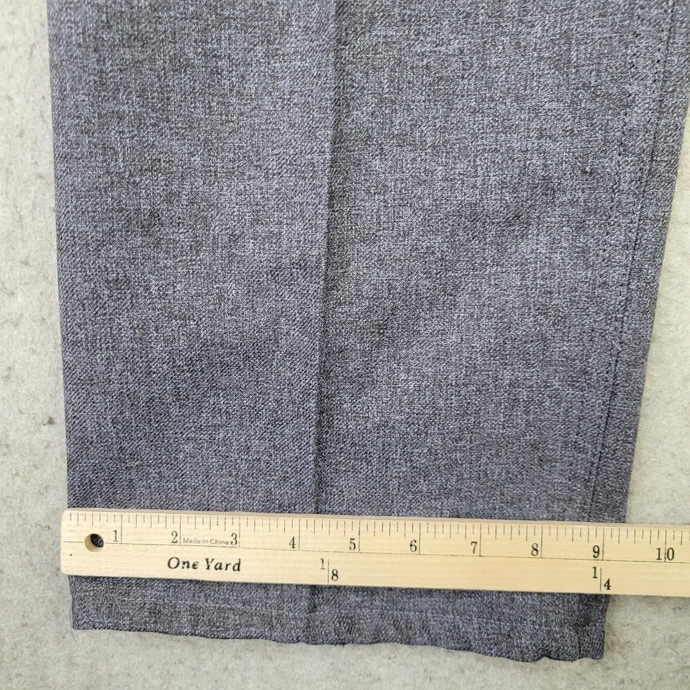 Wrangler Men 38x30 Heather Gray Polyester Wrancher Dress Pants Boot Jeans 82HG